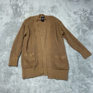 Max & Mia Women's M Cardigan Brown Cotton a1867